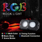 Multi-color Led Rock Light kit App Remote Control for Car Truck UTV RZR Off Road