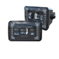 Black Pair LED Fog Lights Square Bumper Driving Lamps For Ford F150 2015-2019