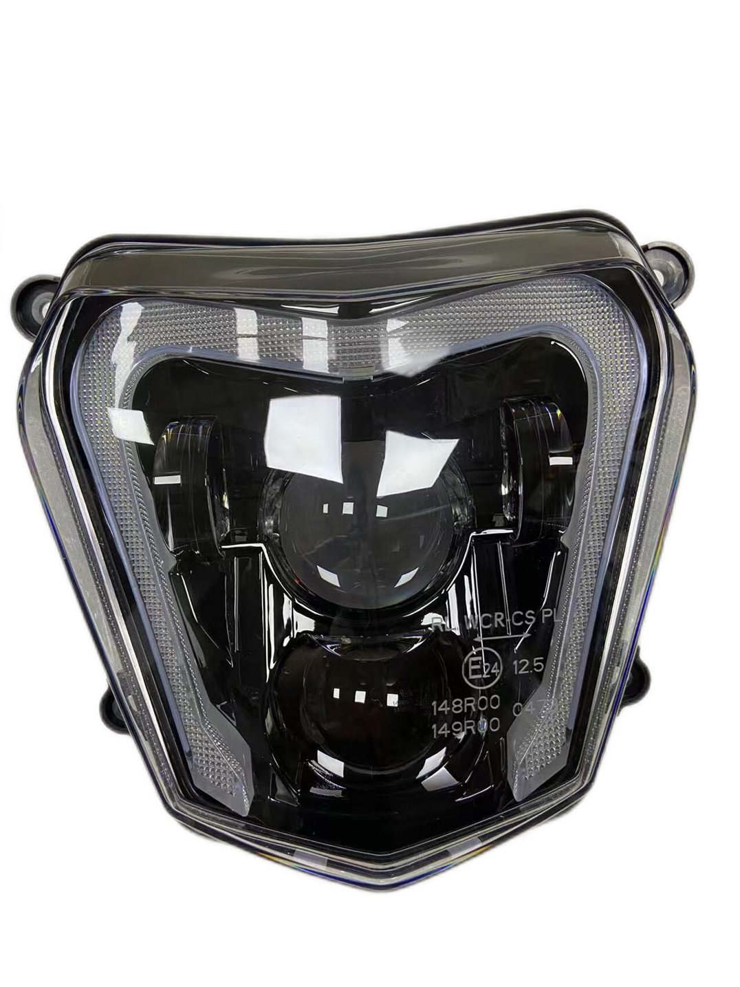 Additional LED headlights for motorcycle KTM Duke 690 (2016 - 2019) - Long  range