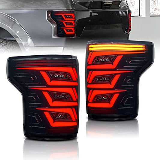 Pair LED Tail Lights Turn Signals Brake Reverse Light for Ford F150 2018-2020