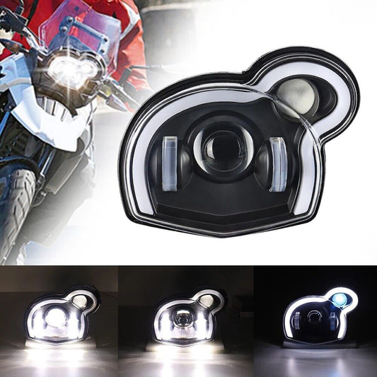 LED Headlamp Assembly With Hi/Low Beam DRL For BMW G650GS Sertao R13 2011-2017