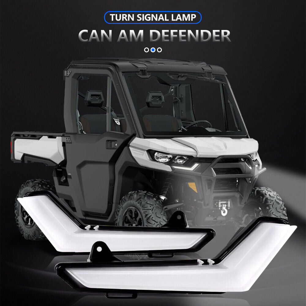 for Can-Am Defender & Defender Max 2020-2022 LED Signature Light UTV Front Lamp