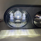 For Touring Road Glide FLTR 1998-2013 Black Dual LED Projector Headlight Lamp