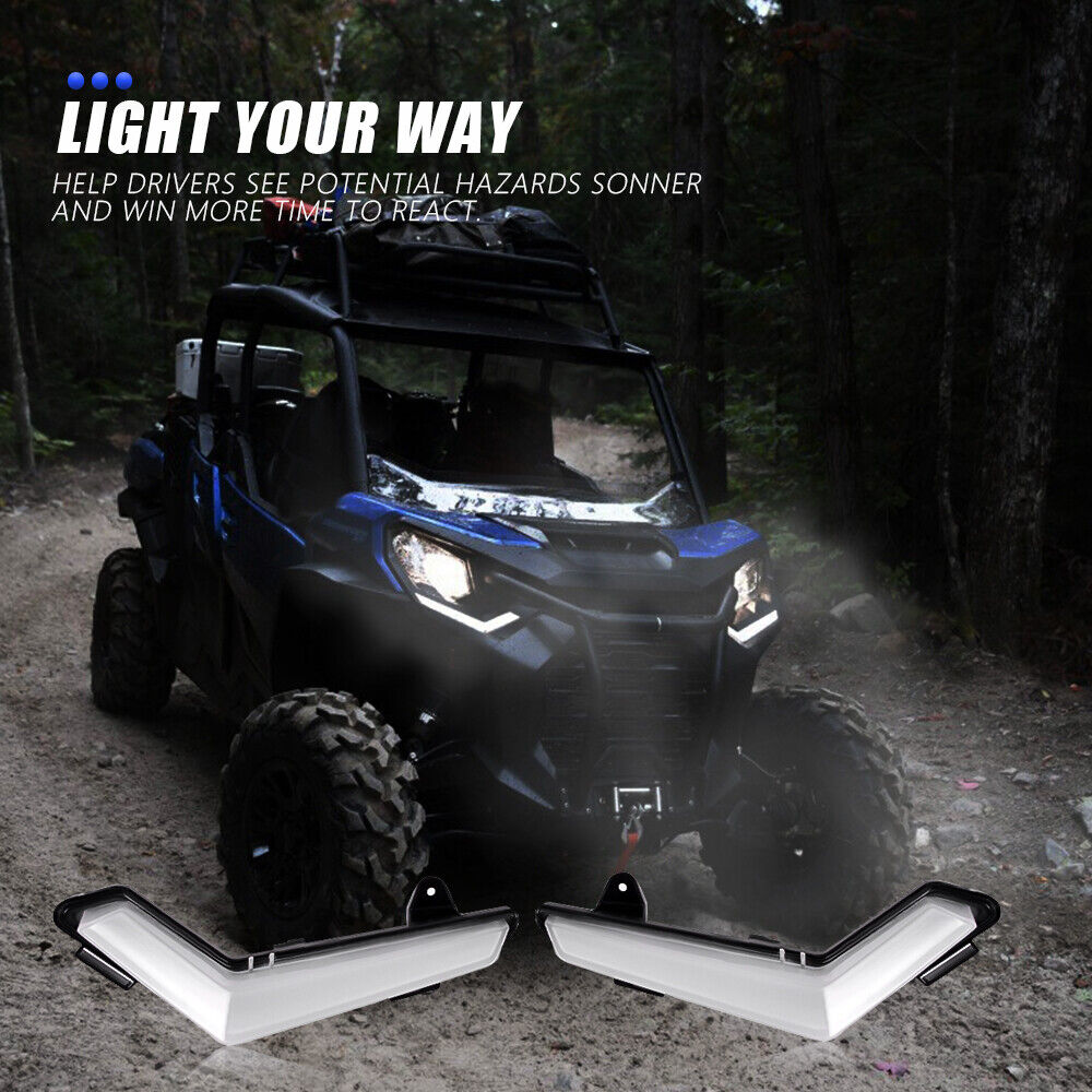 for Can-Am Defender & Defender Max 2020-2022 LED Signature Light UTV Front Lamp