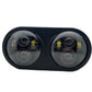 For Touring Road Glide FLTR 1998-2013 Black Dual LED Projector Headlight Lamp