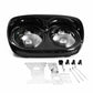 For Touring Road Glide FLTR 1998-2013 Black Dual LED Projector Headlight Lamp