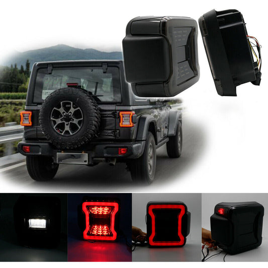 Pair LED Tail Lights fit for Jeep Wrangler JL JLU 2018 2019 Sport Rubicon Sahara