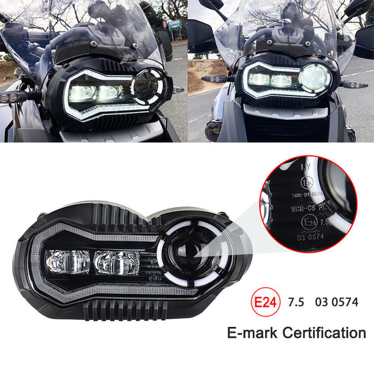 LED Headlight DRL For BMW R1200GS R 1200 GS 2004–2012 R1200GS ADV 2005-2013