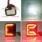 Pair LED Tail Lights Rear Lamp Break Turn Signal Light For Jeep Wrangler JL JLU
