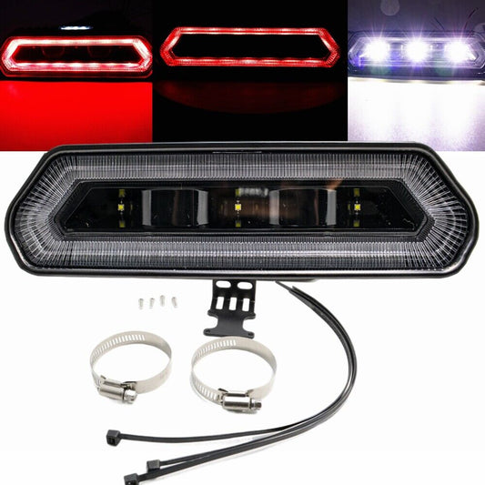 Rear Chase LED Light Bar Running Brake Reverse for Can-Am Maverick X3 RZR 1000