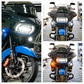 LED Headlight DRL Lamp For Harley Road Glide FLTRX FLTRU CVO FLTRUSE 2015-2022